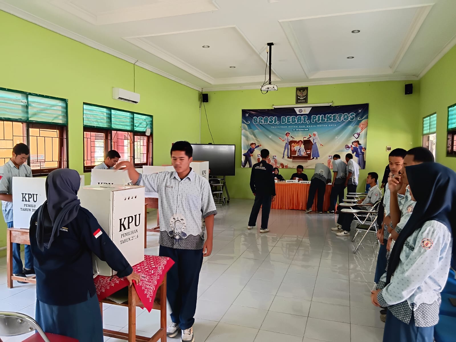 PILKETOS SMK Negeri 1 Windusari 2026: Adu Gagasan, Belajar Demokrasi, hingga Terpilihnya Pemimpin Baru